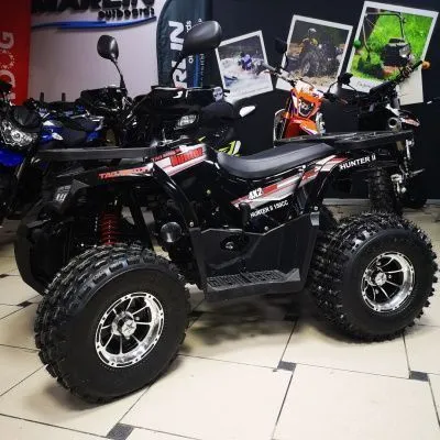 Квадроцикл подростковый Zuumav (Зуумав) HUNTER 150 серый (машинокомплект)