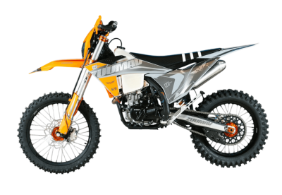 Мотоцикл кроссовый / эндуро Zuumav (Зуумав) K9 YBS-300 серый/оранжевый